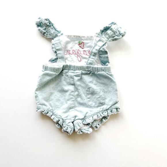 Janie and Jack Reagan Monogrammed Romper - Picture 6 of 6